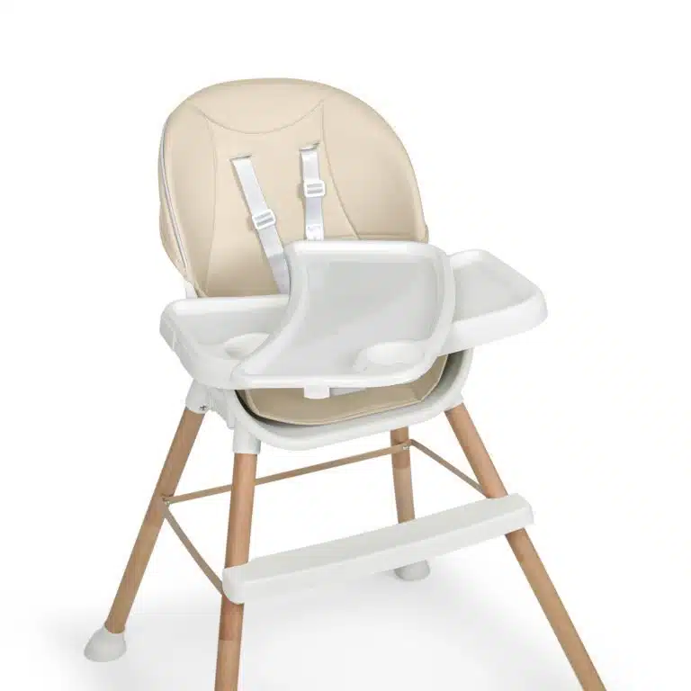 Chaise haute bébé Mika Plus beige – MS – Image 2