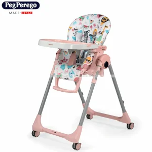 Chaise haute Prima Pappa Follow Me – Super Girl – Peg Perego