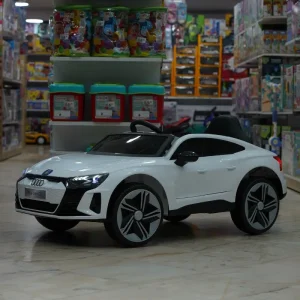 Voiture électrique pour enfants Audi e-tron 12V – 2 moteurs – Blanche