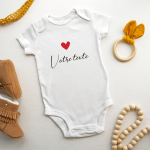Body bébé – ajoutez votre texte