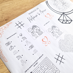 Set de table d’activités pour enfant