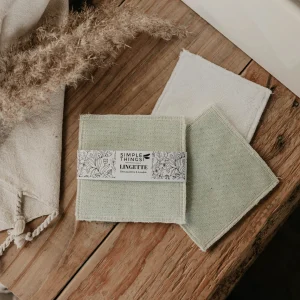 Simple Things Lingette Démaquillante pastel Vert D&rsquo;eau (3pcs)