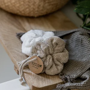 Simple Things Fleur de douche éponge de coton