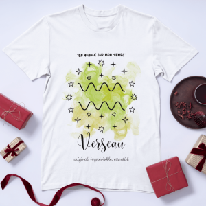T-shirt astrologique – signe Verseau