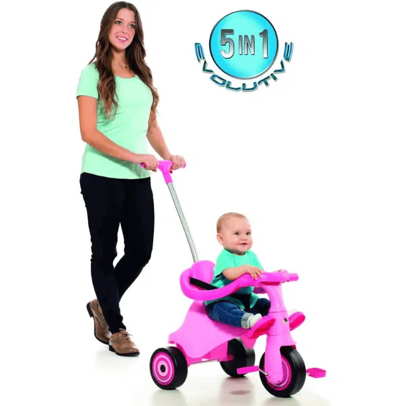 Tricycle pour enfants Urban Trike II City Rose 5 en 1 – Molto – Image 4