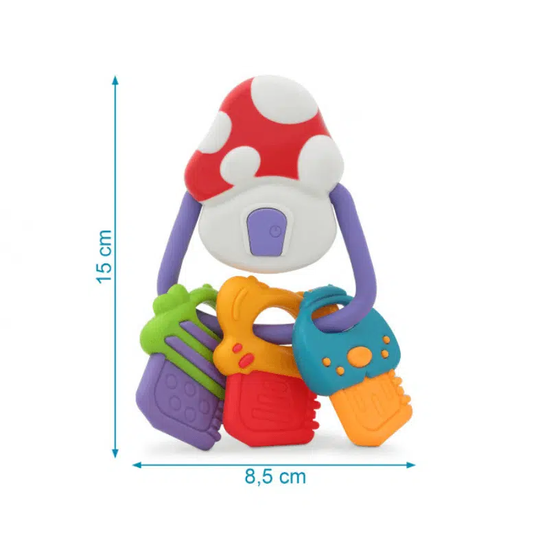 ANNEAU DE DENTITION PORTE-CLEFS MUSICAL – KIOKIDS – Image 4