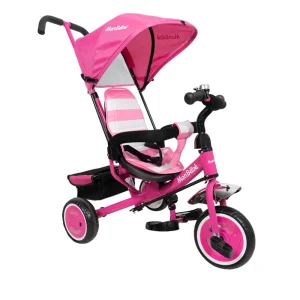 TRICYCLE POUSSETTE EVOLUTIF ROSE -MON BEBE