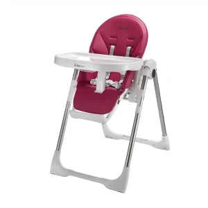 Chaise haute CLEO 3 en 1 rose foncé – A Demain