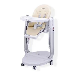 Chaise haute multifonctionnelle 3 en 1 beige – A Demain