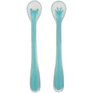 Set de 2 Cuillères en Silicone Douce 4M+ – Bébé Confort