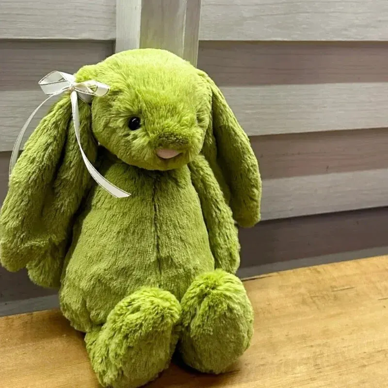 Doudou Lapin Vert – Image 2