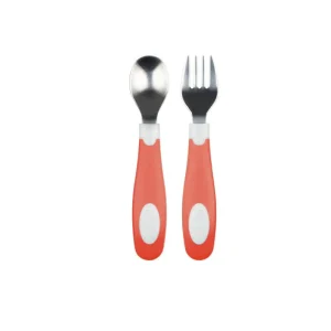 Dr Brown’s Set couverts en inox 12m+ Corail