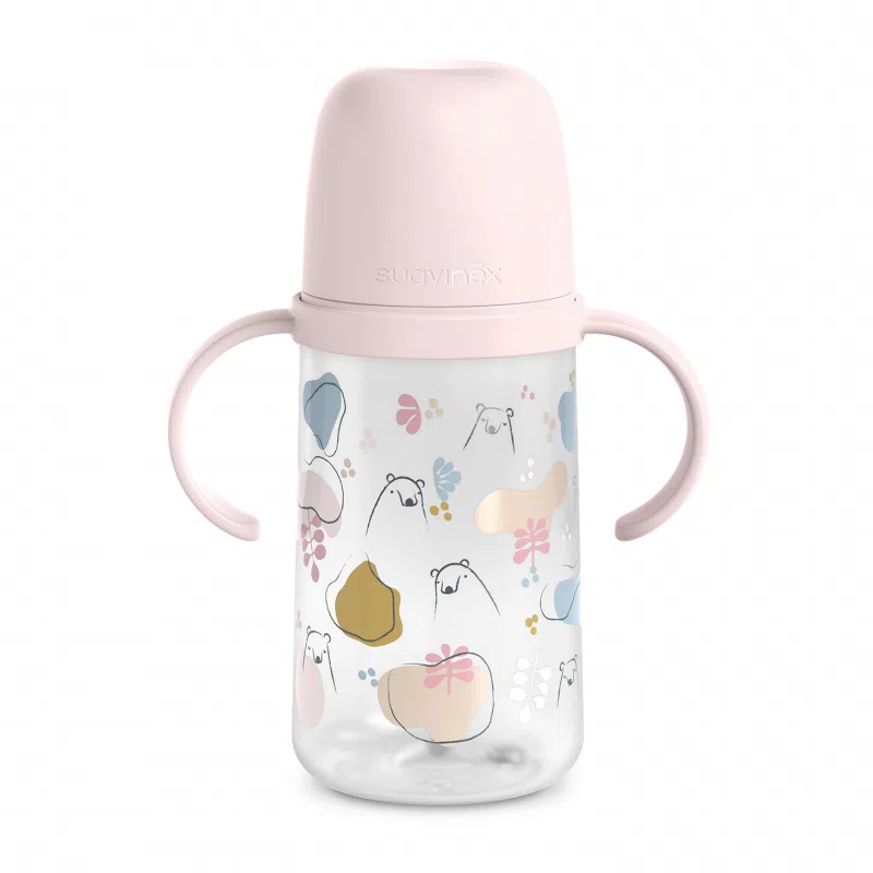 Tasse d’Apprentissage 270 mL Rose Suavinex