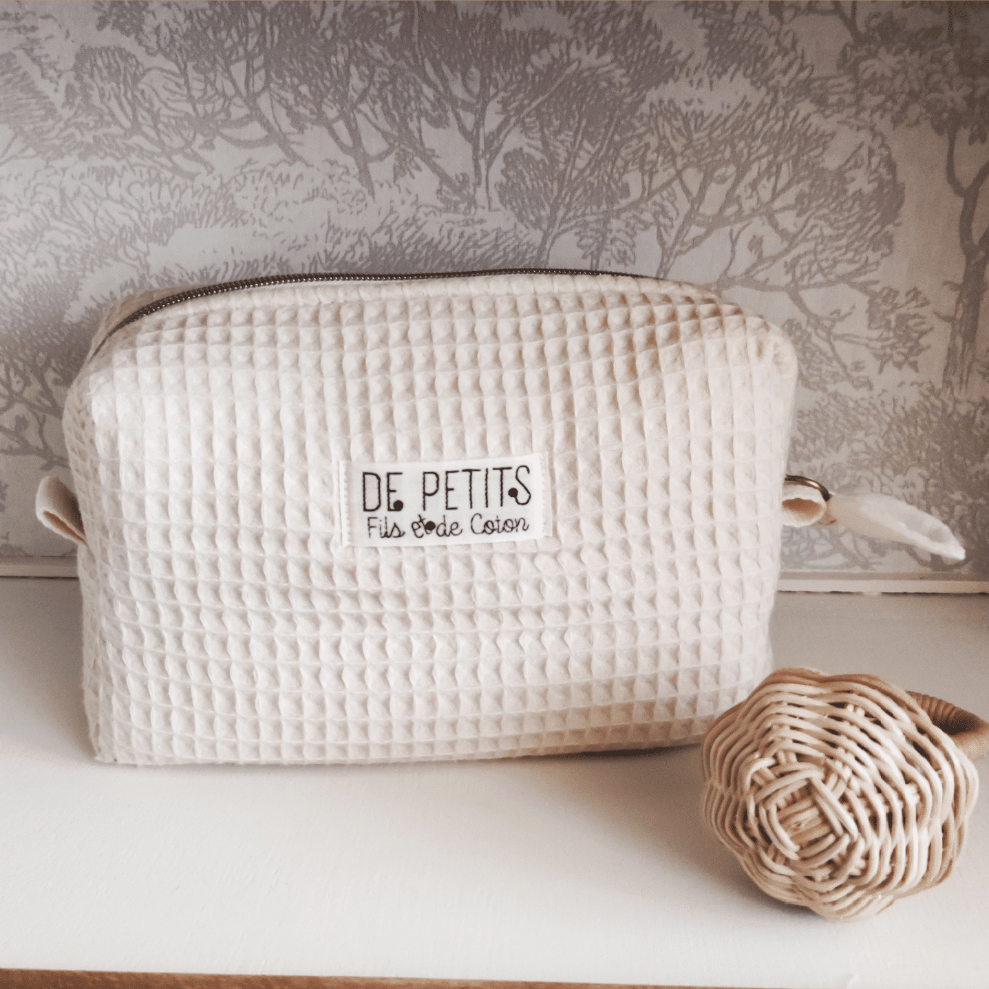 Trousse de toilette nid d’abeille – Image 2
