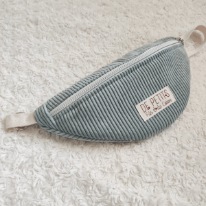 Le sac banane velours bleu – Enfant