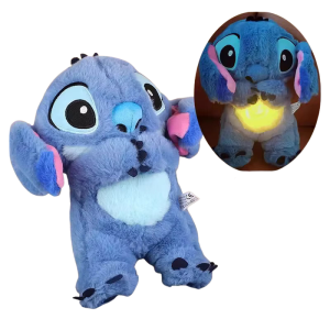 Peluche Stitch Qui Respire Berceuse Apaisante Lumineuse Zen